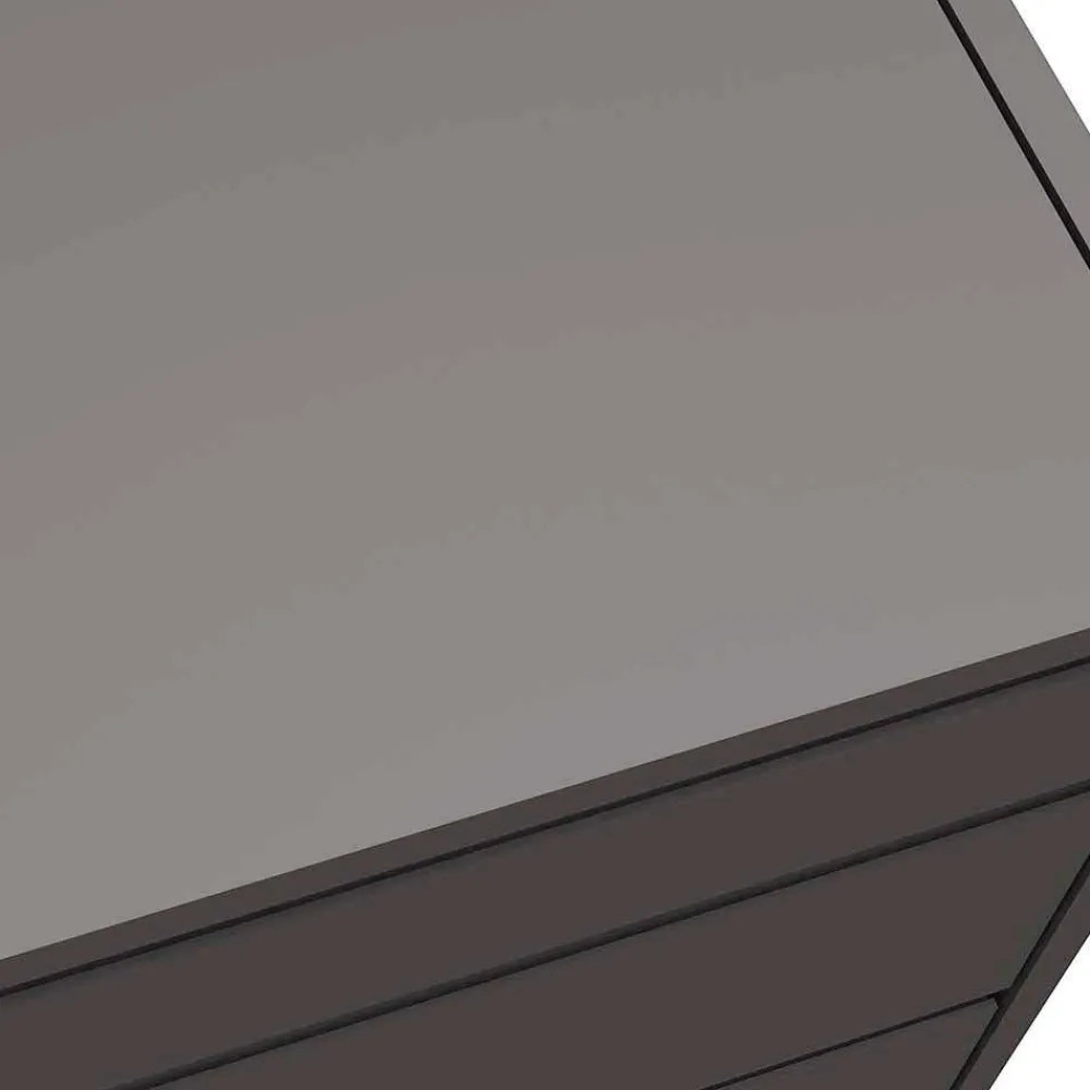 Wohnen 4 Schubladen Hochkommode mit Spiegel klappbar - Bathford