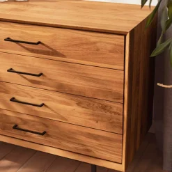 Wohnen Flurkommoden*4 Schubladen Kommode mit 97 cm Breite - Kerfa