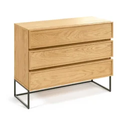 Wohnen 3 Schubladen Kommode mit Bügelgestell - Jailus