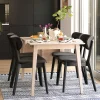 Wohnen Küchen-Essgruppen|Esszimmer Komplett*Abklappbarer Esstisch & 4 Stühle - Pessoa (fünfteilig)