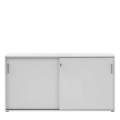 Wohnen Abschließbarer Büroschrank mit Schiebetüren - Bowsla