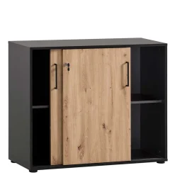 Wohnen Büroschränke*Abschließbarer Ordnerschrank mit Schiebetüren - Evasilica