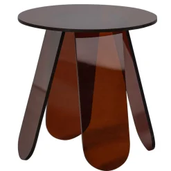 Wohnen Designermöbel*Acryl Beistelltisch in Braun - Lou