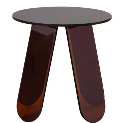 Wohnen Designermöbel*Acryl Beistelltisch in Braun - Lou