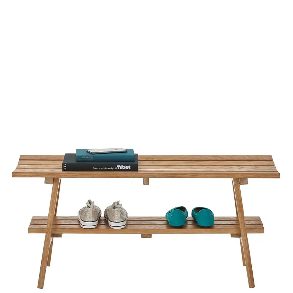 Wohnen Schuhschränke|Garderobenbänke*A-Design Dielenbank mit Ablage - Gangizo
