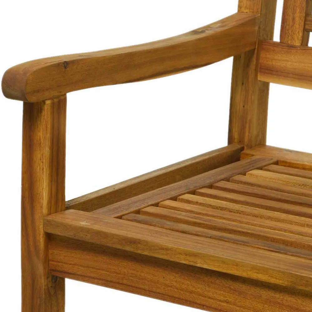 Wohnen Balkonmöbel|Terrassenmöbel*Akazie Gartengruppe mit Tisch oval - Egina (vierteilig)