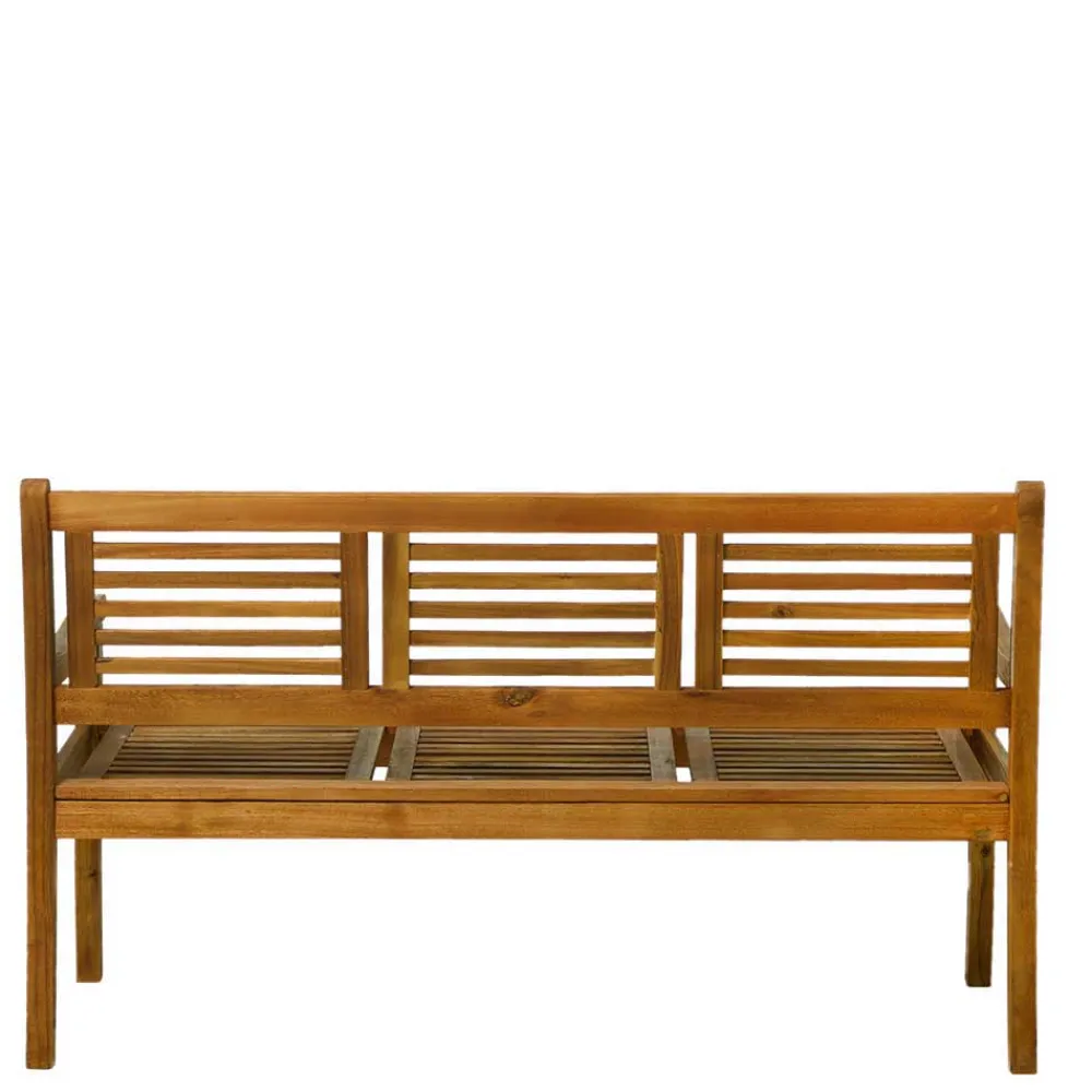 Wohnen Balkonmöbel|Terrassenmöbel*Akazie Gartengruppe mit Tisch oval - Egina (vierteilig)