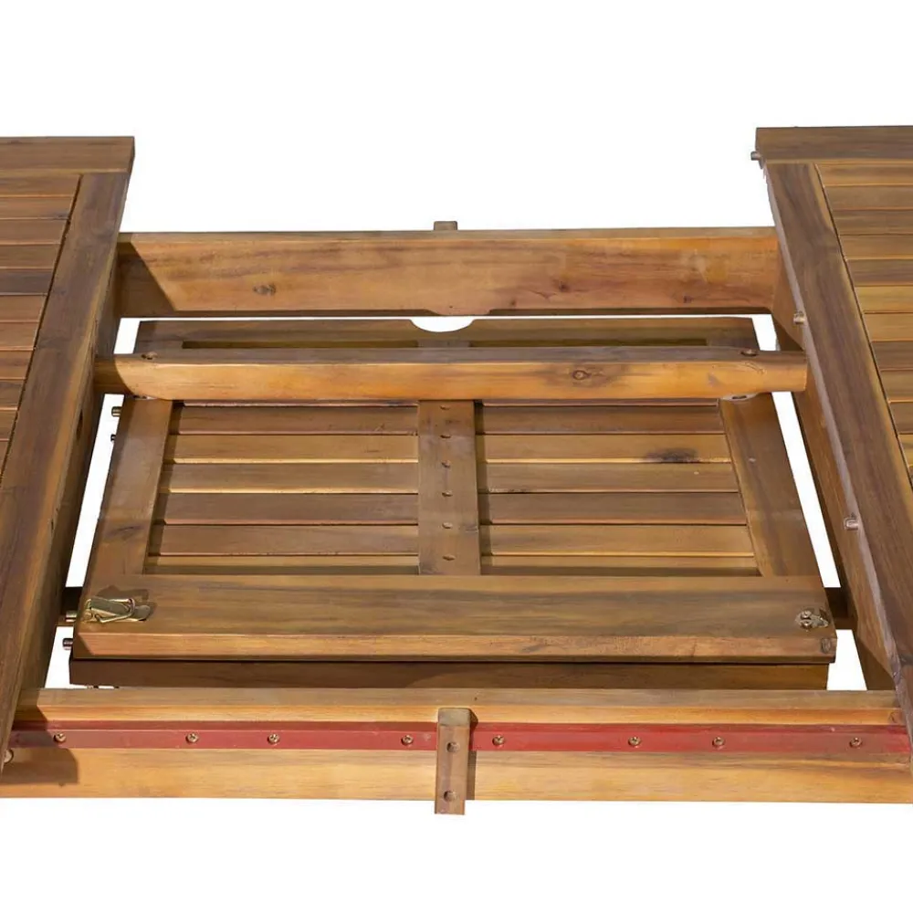 Wohnen Balkonmöbel|Terrassenmöbel*Akazie Gartengruppe mit Tisch oval - Egina (vierteilig)