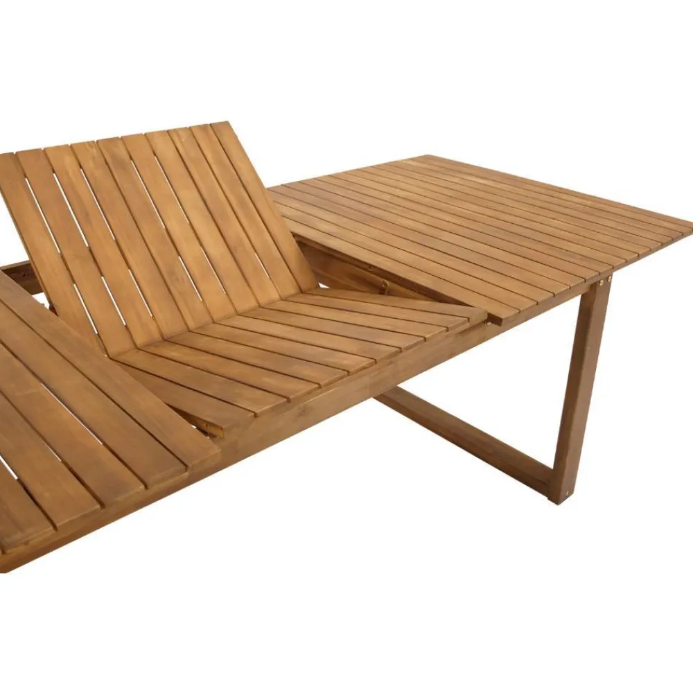 Wohnen Naturholzmöbel|Massivholzmöbel*Akazienholz Gartentisch verlängerbar - Sennpa