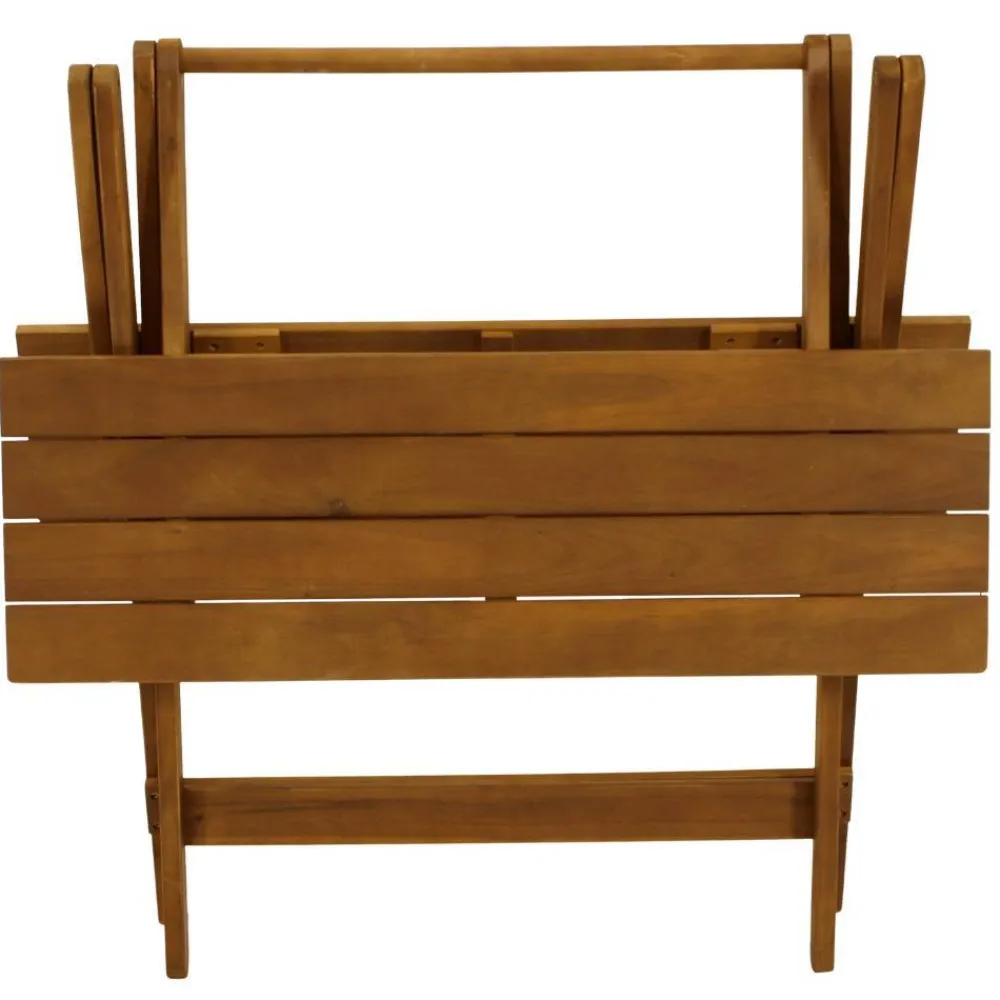 Wohnen Massivholzmöbel|Küchentische*Akazienholz Klapptisch mit X Gestell - Flavios