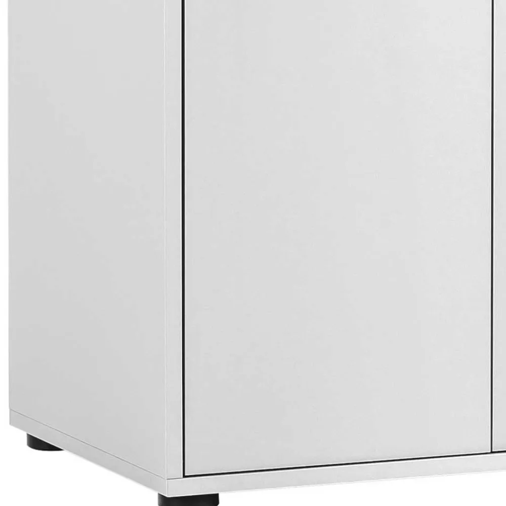 Wohnen Weiße Möbel|Büroschränke*Aktenordner-Schrank in modernem Design - Mercy