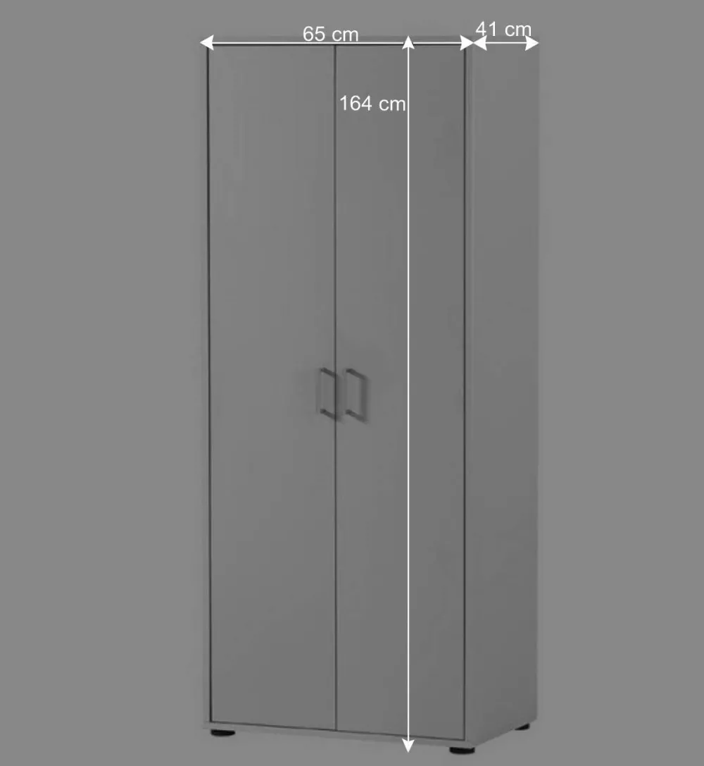 Wohnen Weiße Möbel|Büroschränke*Aktenordner-Schrank in modernem Design - Mercy