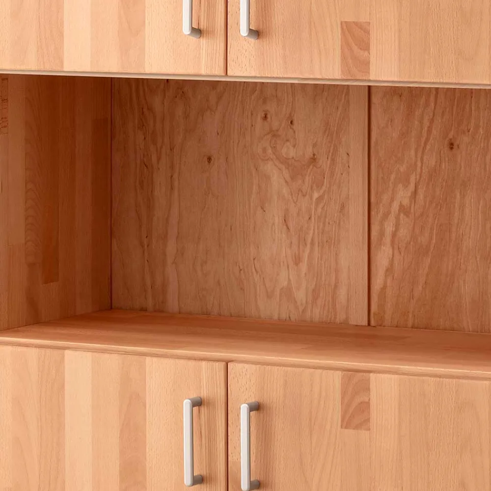 Wohnen Büroschränke*Aktenordnerschrank mit Fach und vier Türen - Bash