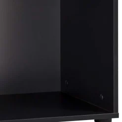 Wohnen Esszimmerregale|Regale*Aktenregal mit vier Fächern in Schwarz - Evasilica