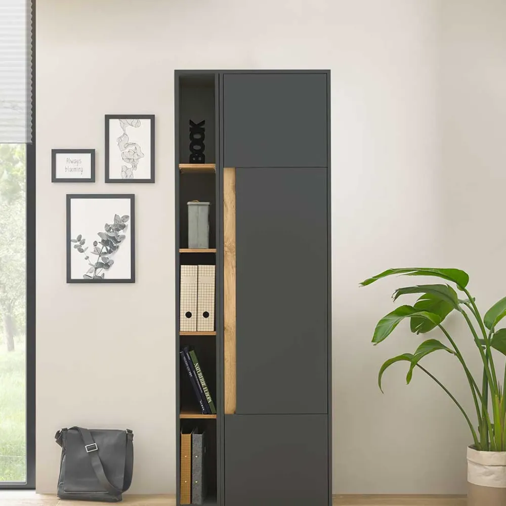 Wohnen Aktenregal und Officeschrank Set - Ahilav (zweiteilig)