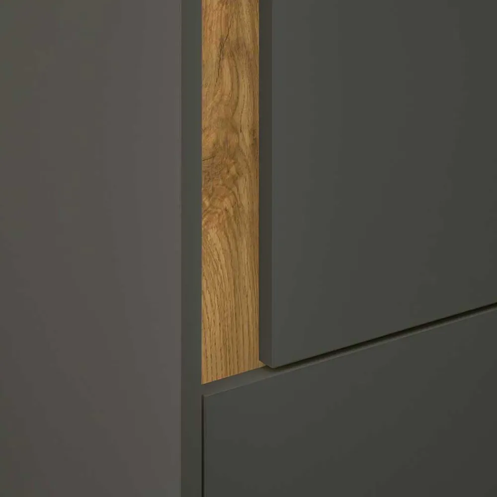 Wohnen Aktenregal und Officeschrank Set - Ahilav (zweiteilig)