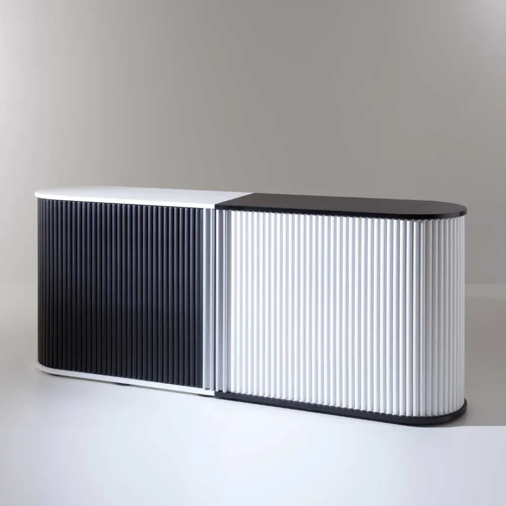 Wohnen Aktenschrank Mucurapo mit Rolladen (zweiteilig)