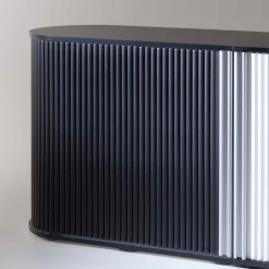 Wohnen Aktenschrank Siparia in Weiß und Schwarz (zweiteilig)