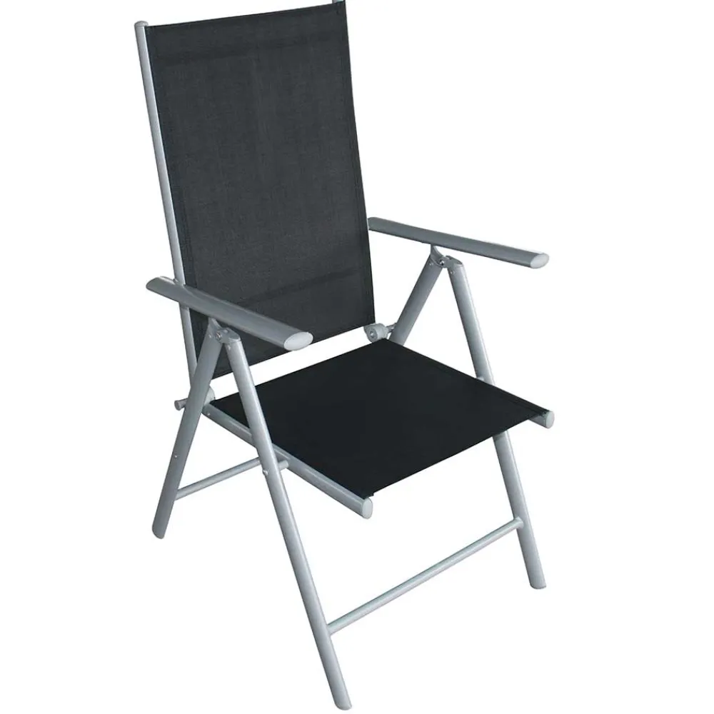 Wohnen Korbmöbel|Gartenstühle*Alu Gartenstuhl zum Klappen - Around (4er Set)