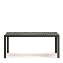 Wohnen Metall-Gartenmöbel|Gartentische*Alu Outdoor Tisch in Dunkelgrau - Lagusta