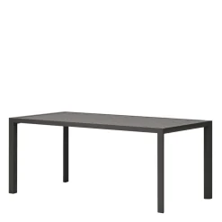 Wohnen Metall-Gartenmöbel|Gartentische*Alu Outdoor Tisch in Dunkelgrau - Lagusta