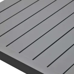 Wohnen Metall-Gartenmöbel|Gartentische*Alu Outdoor Tisch in Dunkelgrau - Lagusta