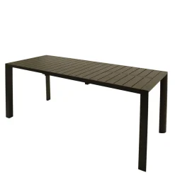 Wohnen Alu Outdoortisch mit einer Einlegeplatte - Soria