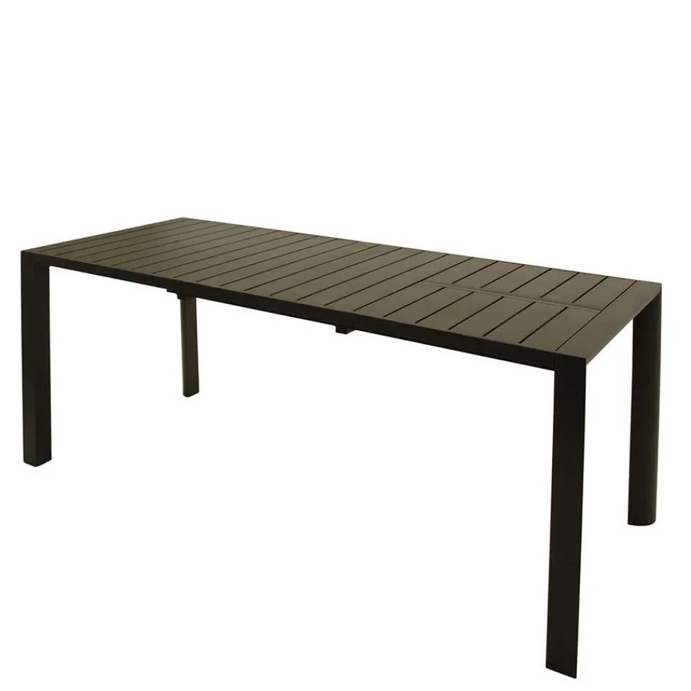 Wohnen Alu Outdoortisch mit einer Einlegeplatte - Soria