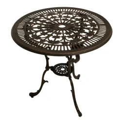 Wohnen Aluguss Gartentisch in Bronze - Scotia