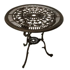 Wohnen Aluguss Sitzgruppe für 4 Personen - Bluesa (fünfteilig)