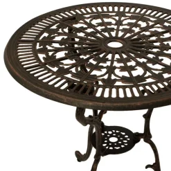 Wohnen Aluguss Sitzgruppe für 4 Personen - Bluesa (fünfteilig)