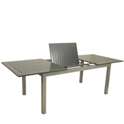 Wohnen Aluminium Gartentisch mit Mittelauszug - Silvia
