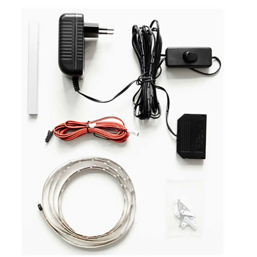 Wohnen Anbauwand in Weiß mit Wildeiche - Varzino (dreiteilig)