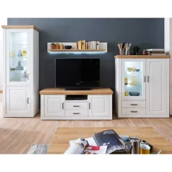 Wohnen Anbauwand Set im Country Style - Samula (vierteilig)
