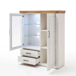 Wohnen Anbauwand Set im Country Style - Samula (vierteilig)