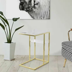 Wohnen Telefontische*Anstelltisch in Weiß - Antigrus