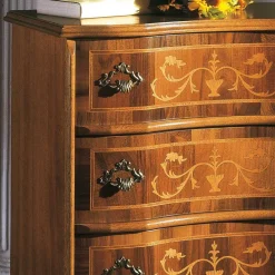 Wohnen Flurkommoden*Antike Kommode Agosto in Nussbaumfarben