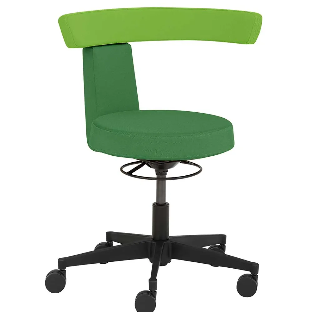 Wohnen Bürostühle*Arbeitshocker in Dunkelgrün & Hellgrün - Lagoon