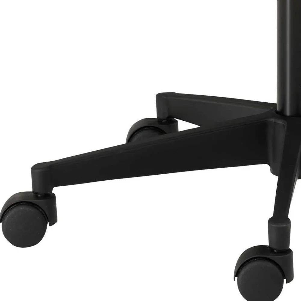 Wohnen Barhocker|Hocker*Arbeitshocker mit Lehne in Grau Schwarz - Camcupa