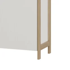 Wohnen Home Office Möbel|Büro Komplett*Arbeitszimmer Möbel-Kombi in Weiß - Ovidio (dreiteilig)