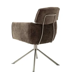 Wohnen Armlehnen Drehstuhl in Braun - Arjama (2er Set)