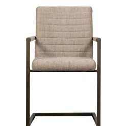 Wohnen Armlehnen Freischwinger in Beige - Sentata (2er Set)