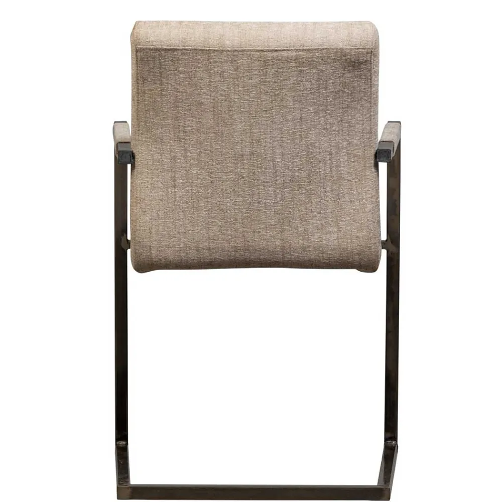 Wohnen Armlehnen Freischwinger in Beige - Sentata (2er Set)