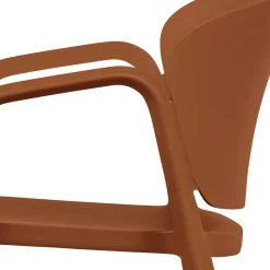 Wohnen Korbmöbel|Gartenstühle*Armlehnen Kunststoffstühle in Braun - Vincentro (4er Set)