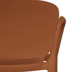 Wohnen Korbmöbel|Gartenstühle*Armlehnen Kunststoffstühle in Braun - Vincentro (4er Set)