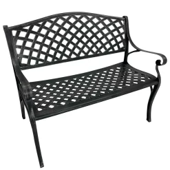 Wohnen Armlehnen Parkbank im Vintage Look - Mora