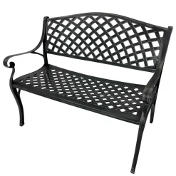 Wohnen Armlehnen Parkbank im Vintage Look - Mora