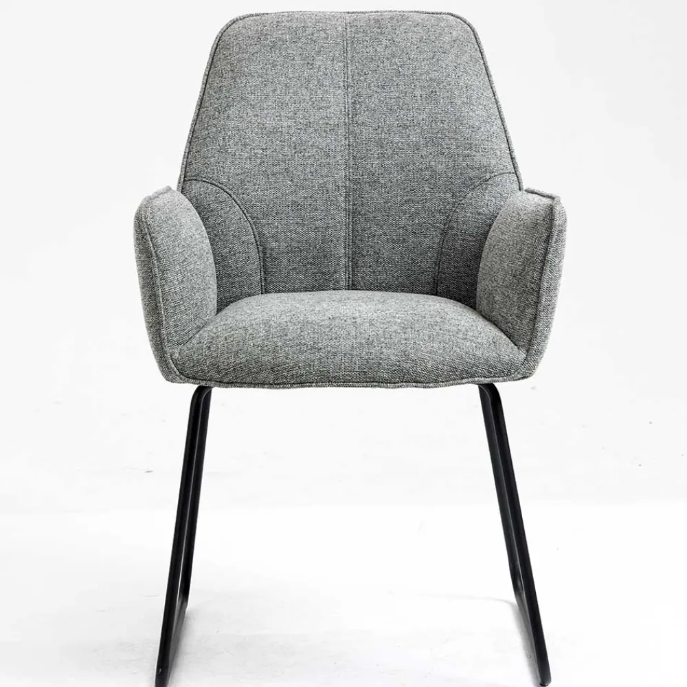 Wohnen Wohnzimmerstühle*Armlehnenstühle mit Bügelgestell - Ykan (2er Set)