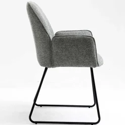 Wohnen Wohnzimmerstühle*Armlehnenstühle mit Bügelgestell - Ykan (2er Set)