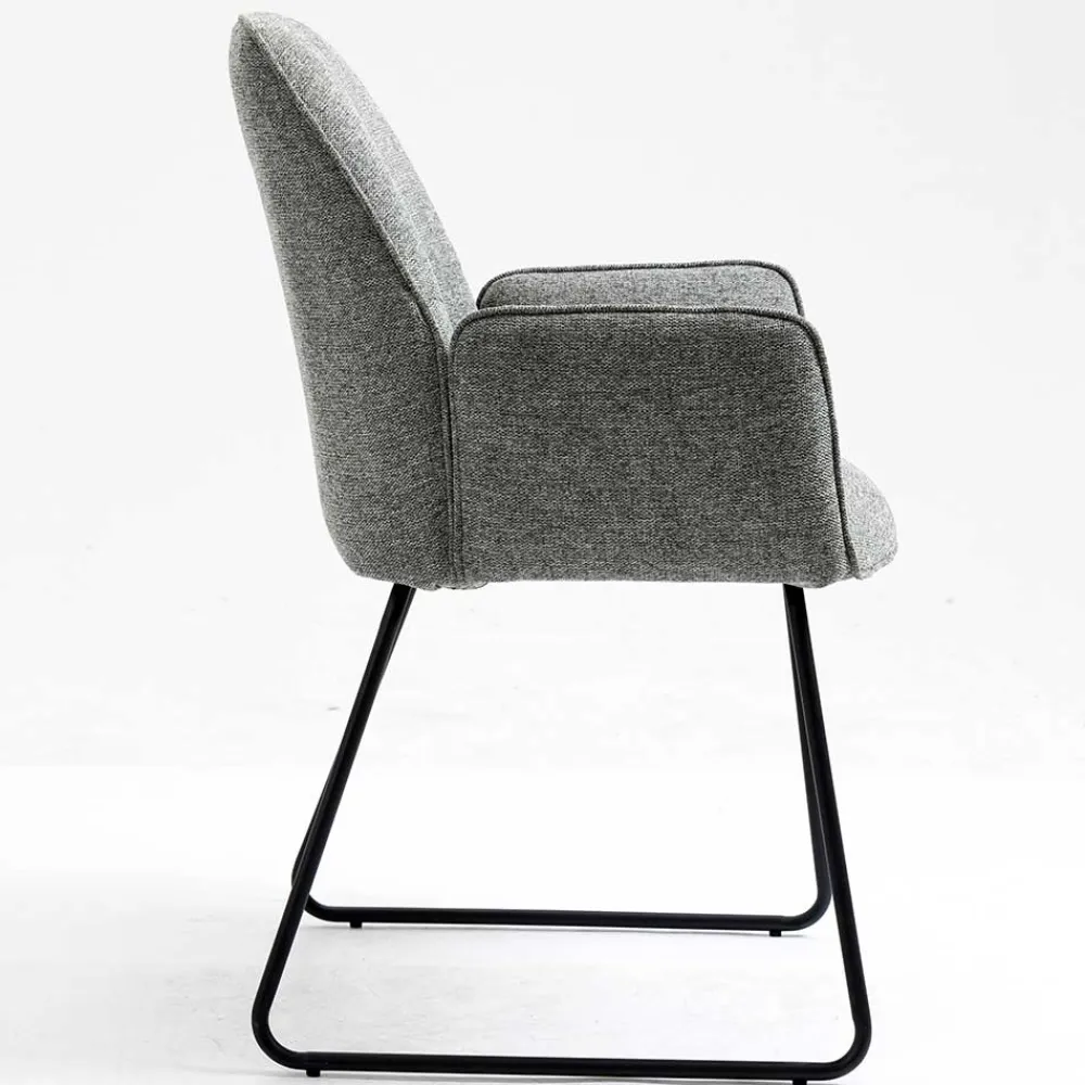 Wohnen Wohnzimmerstühle*Armlehnenstühle mit Bügelgestell - Ykan (2er Set)